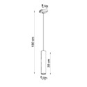 Lampa Wisząca Lagos 1 Biały SL.0323 Sollux