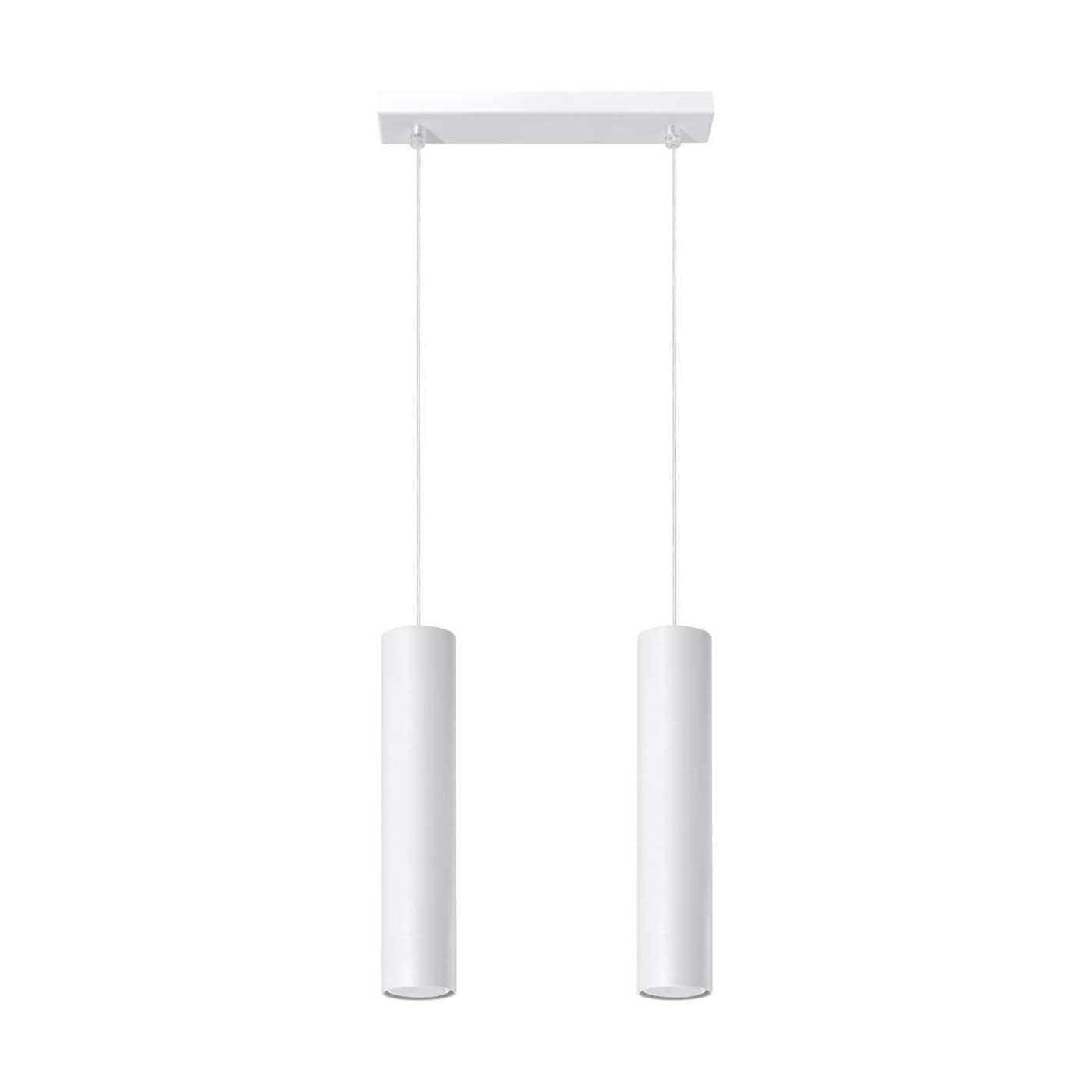 Lampa Wisząca Lagos 2 Biały SL.0324 Sollux