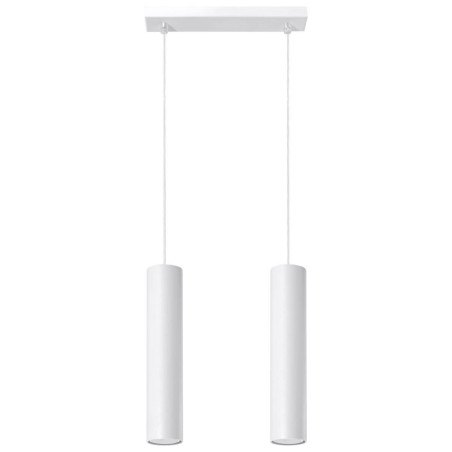 Lampa Wisząca Lagos 2 Biały SL.0324 Sollux