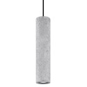 Lampa Wisząca Luvo 1 Szary/Czarny SL.0653 Sollux