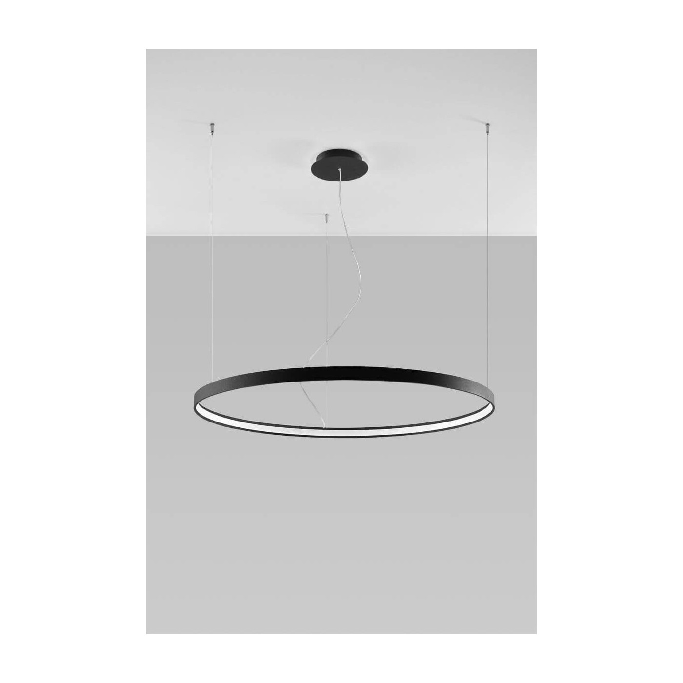 Żyrandol Rio 110 Czarny LED 3000K TH.103 Sollux