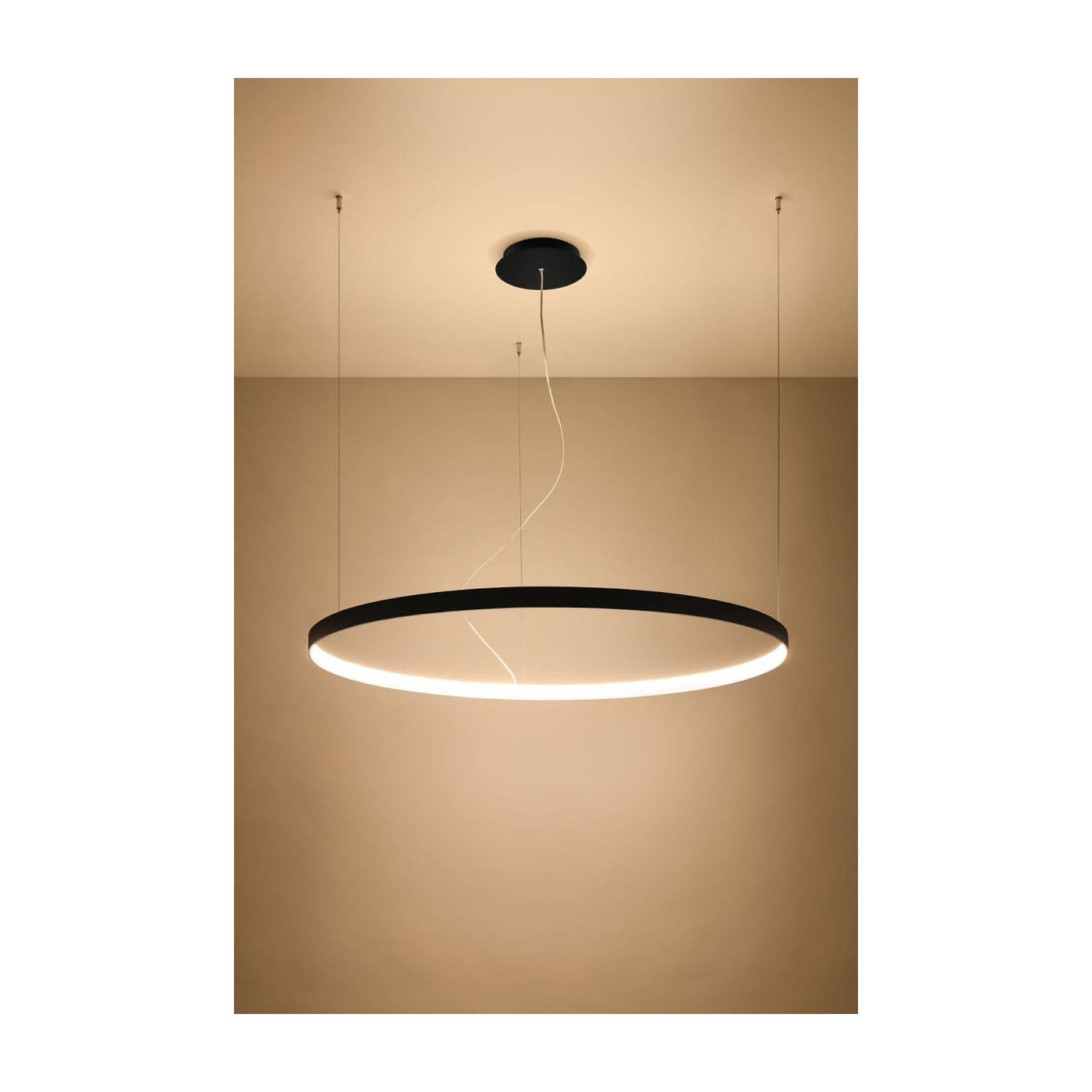 Żyrandol Rio 110 Czarny LED 3000K TH.103 Sollux