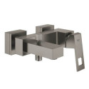 Bateria Wannowa Ścienna Eurocube Brushed Hard Graphite 23140AL0 Grohe