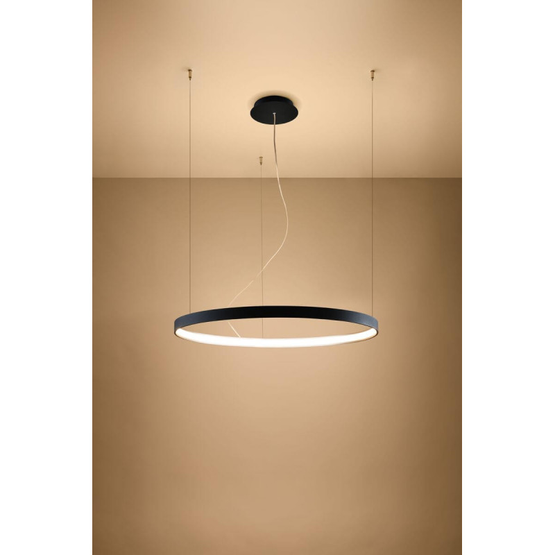 Żyrandol Rio 78 Czarny LED 3000K TH.101 Sollux