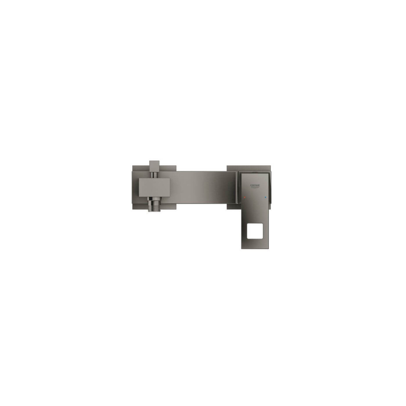 Bateria Wannowa Ścienna Eurocube Brushed Hard Graphite 23140AL0 Grohe