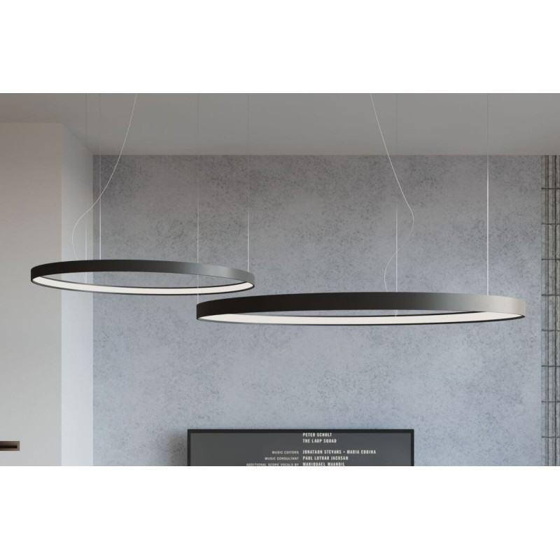 Żyrandol Rio 78 Czarny LED 3000K TH.101 Sollux