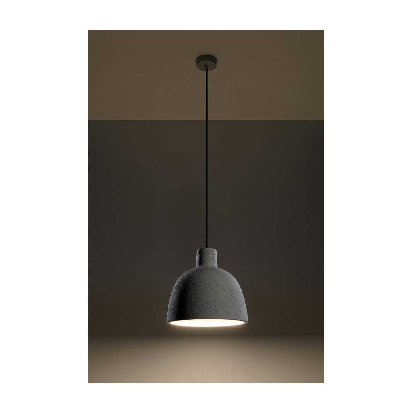 Lampa Wisząca Szary Damaso SL.0281 Sollux