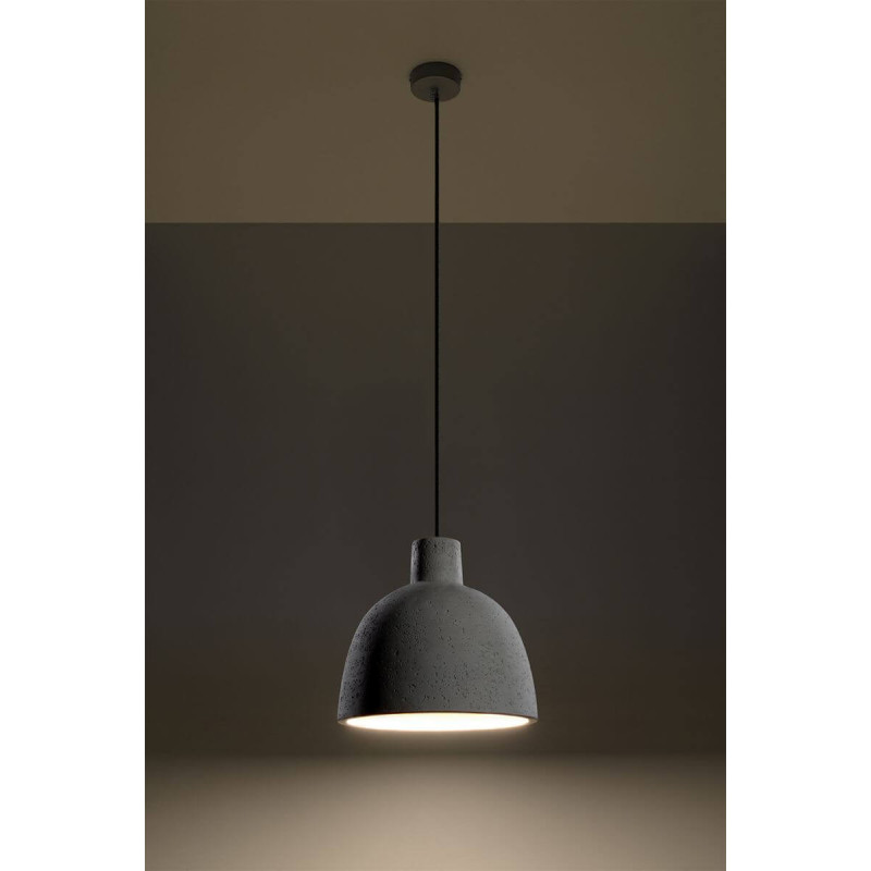 Lampa Wisząca Szary Damaso SL.0281 Sollux