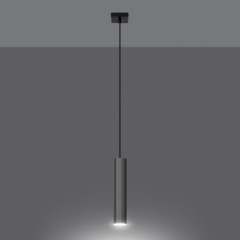 Lampa Wisząca Lagos 1 Chrom Sollux