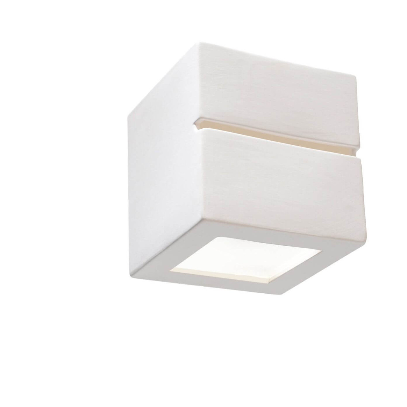 Kinkiet Ceramiczny Leo Line Biały SL.0230 Sollux