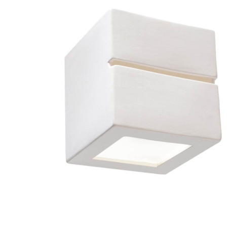 Kinkiet Ceramiczny Leo Line Biały SL.0230 Sollux