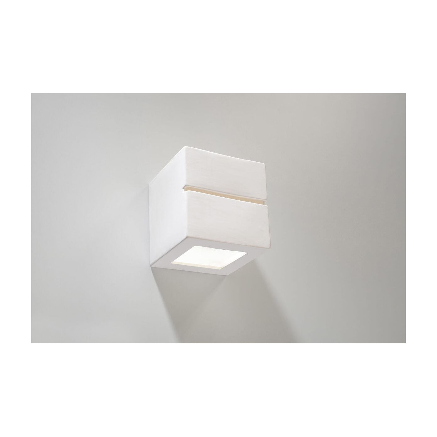 Kinkiet Ceramiczny Leo Line Biały SL.0230 Sollux