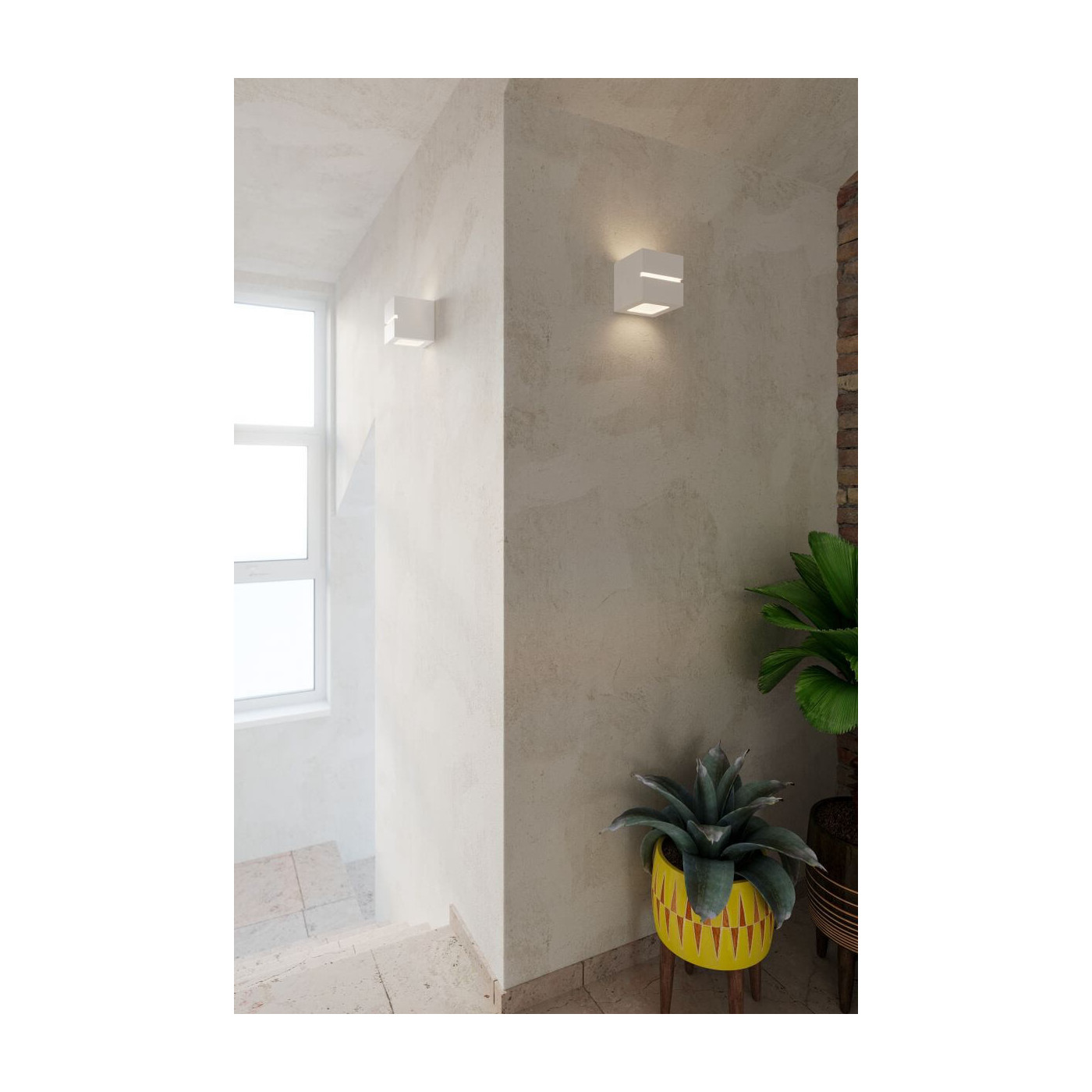 Kinkiet Ceramiczny Leo Line Biały SL.0230 Sollux