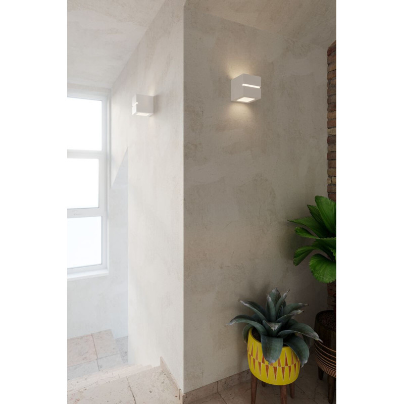 Kinkiet Ceramiczny Leo Line Biały SL.0230 Sollux