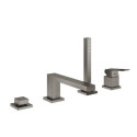 Bateria Wannowa 4-Otworowa Eurocube Brushed Hard Graphite 19897AL1 Grohe