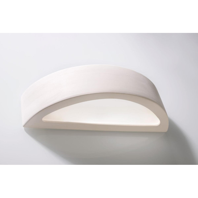 Kinkiet Ceramiczny Atena Biały SL.0001 Sollux
