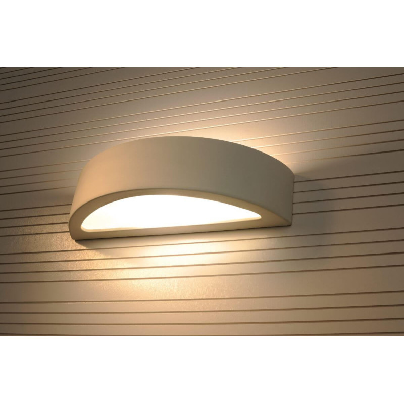 Kinkiet Ceramiczny Atena Biały SL.0001 Sollux