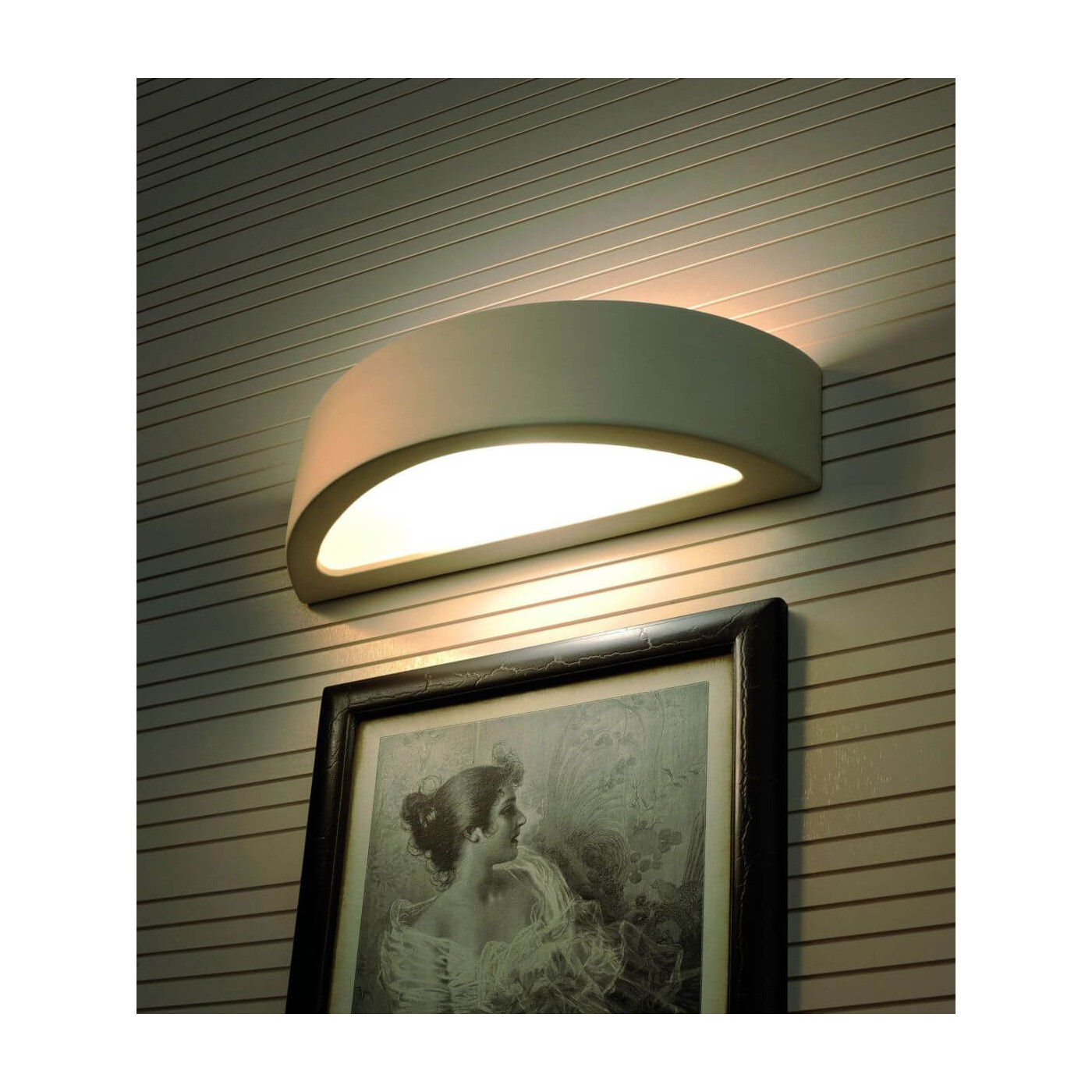 Kinkiet Ceramiczny Atena Biały SL.0001 Sollux