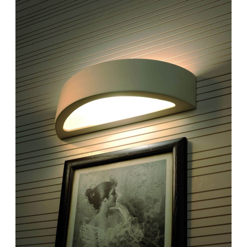 Kinkiet Ceramiczny Atena Biały SL.0001 Sollux