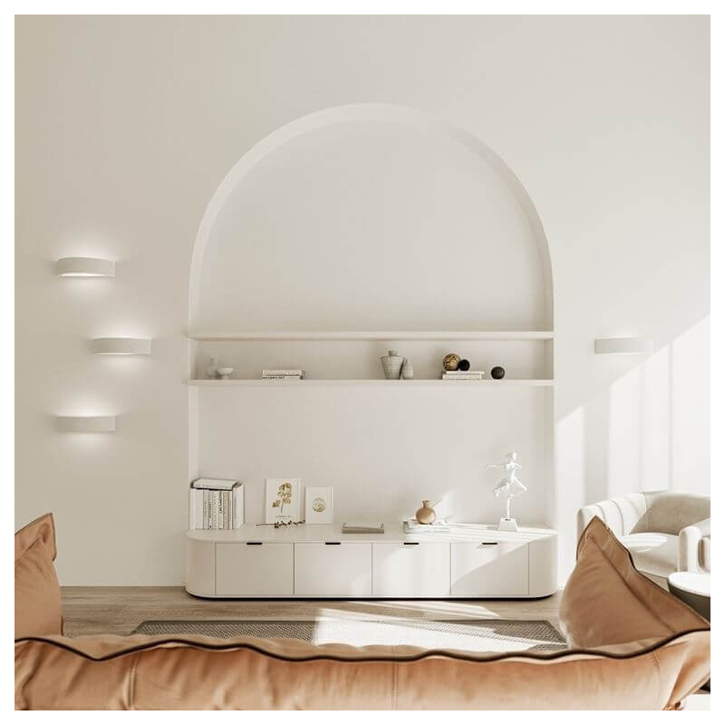 Kinkiet Ceramiczny Atena Biały SL.0001 Sollux