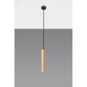 Lampa Wisząca Lino 1 Naturalne Drewno SL.0636 Sollux