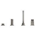 Bateria Wannowa 4-Otworowa Eurocube Brushed Hard Graphite 19897AL1 Grohe