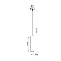 Lampa Wisząca Lino 1 Naturalne Drewno SL.0636 Sollux