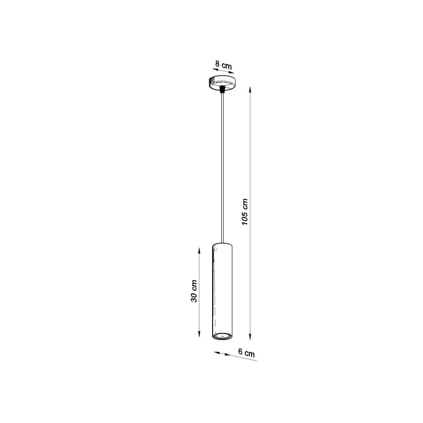 Lampa Wisząca Lino 1 Naturalne Drewno SL.0636 Sollux