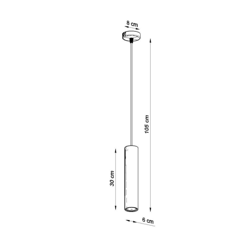 Lampa Wisząca Lino 1 Naturalne Drewno SL.0636 Sollux