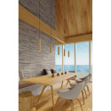 Lampa Wisząca Lino 1 Naturalne Drewno SL.0636 Sollux