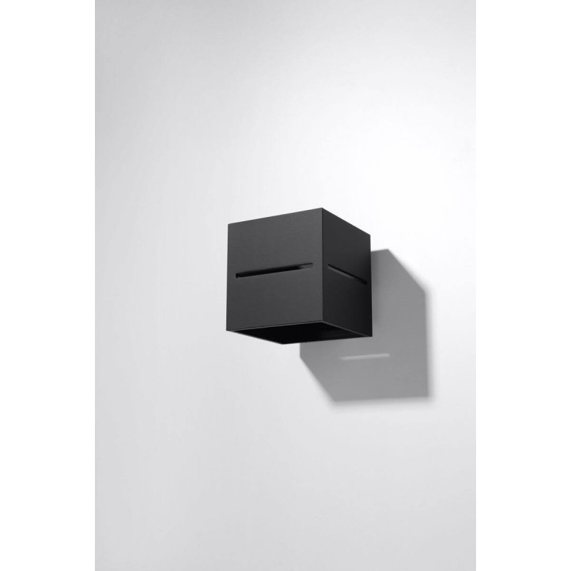 Kinkiet Lobo Czarny SL.0204 Sollux