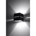 Kinkiet Lobo Czarny SL.0204 Sollux