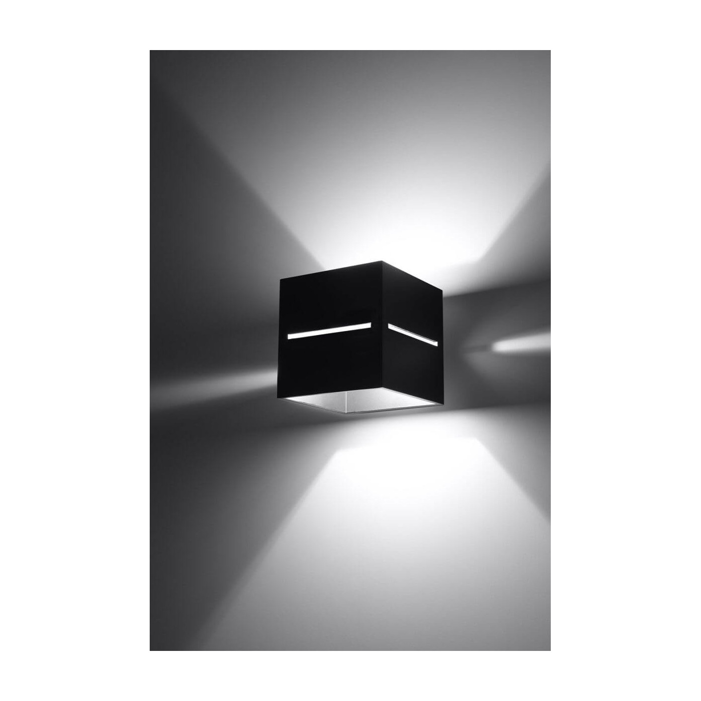 Kinkiet Lobo Czarny SL.0204 Sollux