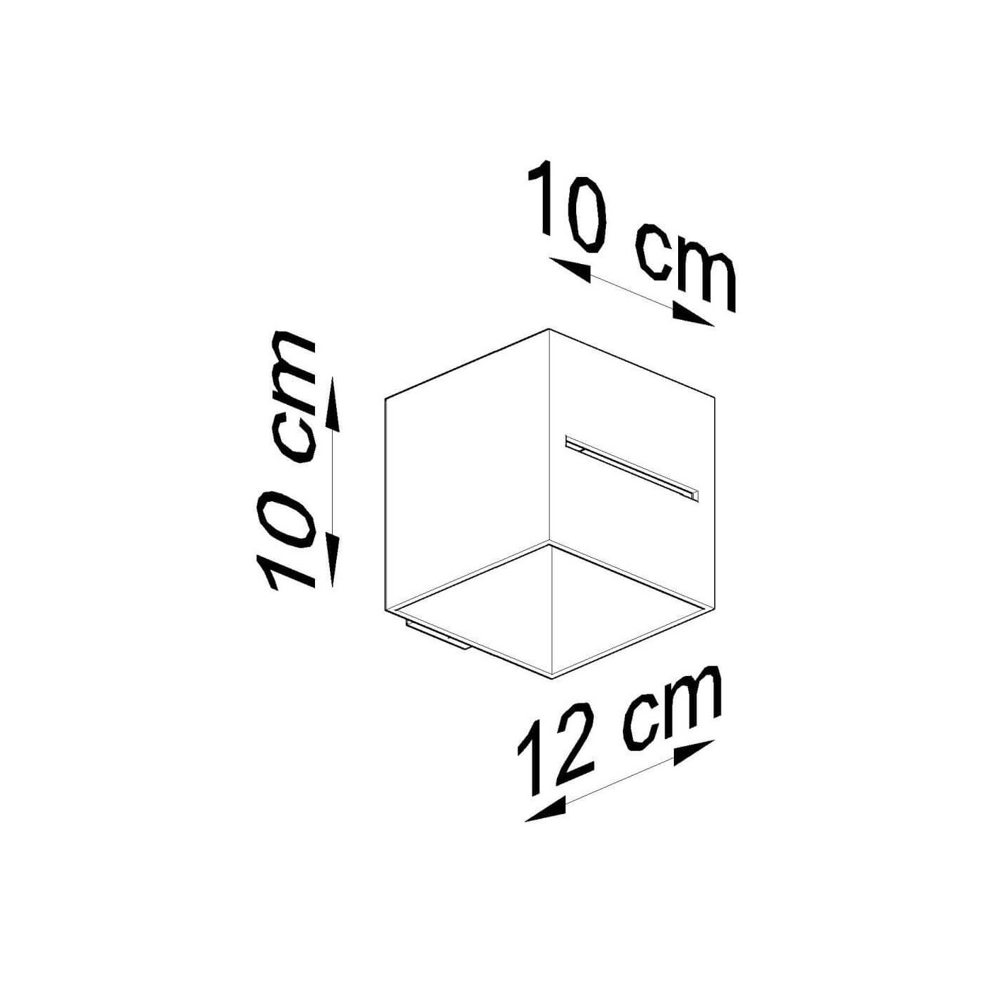 Kinkiet Lobo Biały SL.0206 Sollux