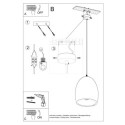 Lampa Wisząca Ceramiczna Flawiusz SL.0848 Sollux