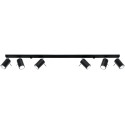 Plafon Ring 6L Czarny SL.0334 Sollux