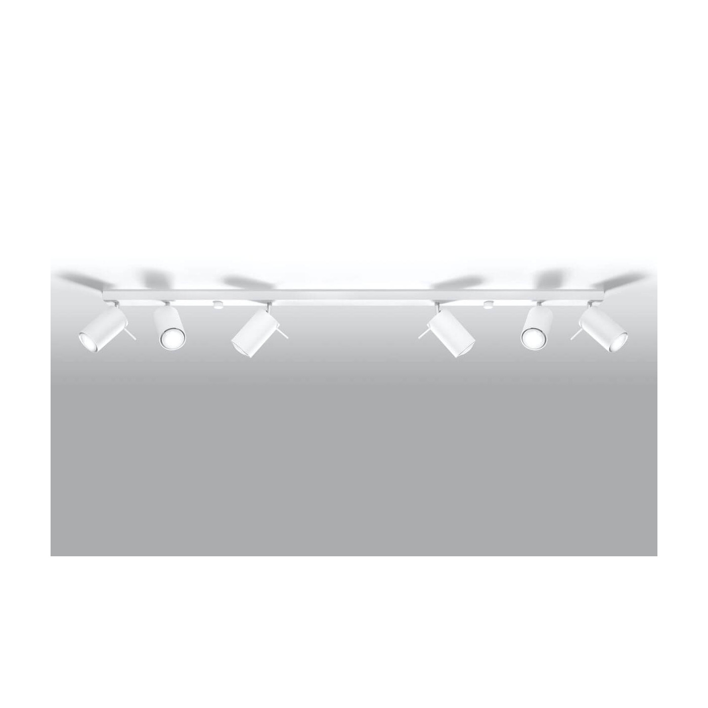 Plafon Ring 6L Biały SL.0333 Sollux