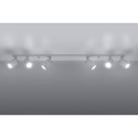 Plafon Ring 6L Biały SL.0333 Sollux