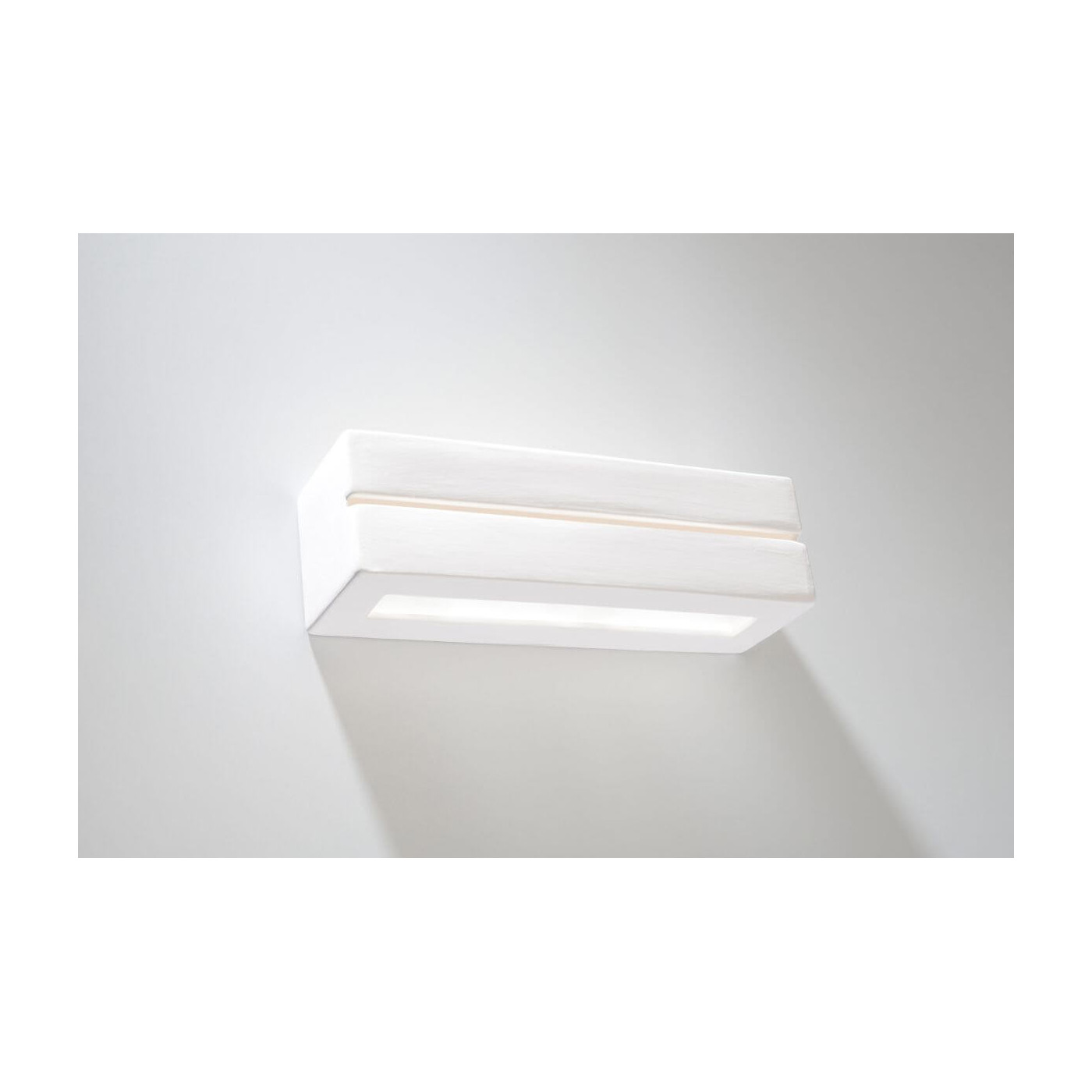 Kinkiet Ceramiczny Vega Line Biały SL.0231 Sollux