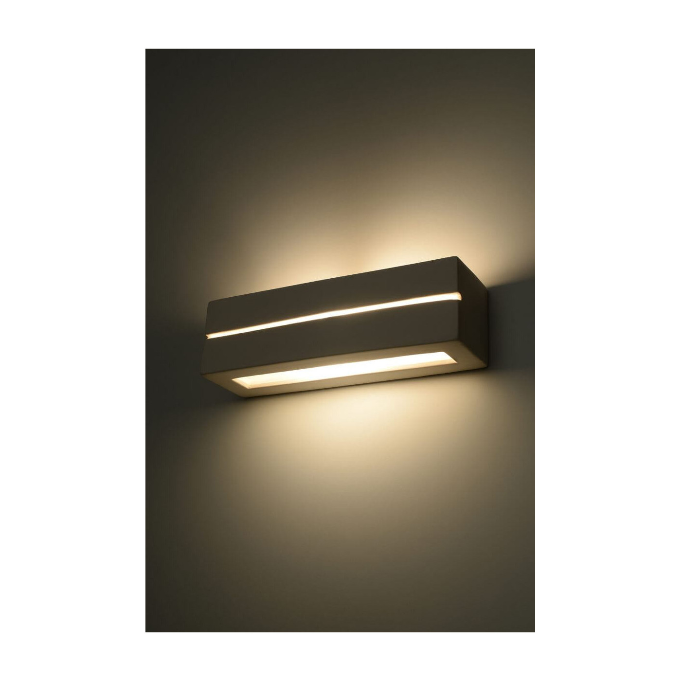 Kinkiet Ceramiczny Vega Line Biały SL.0231 Sollux