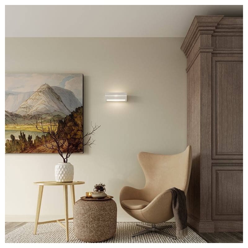 Kinkiet Ceramiczny Vega Line Biały SL.0231 Sollux