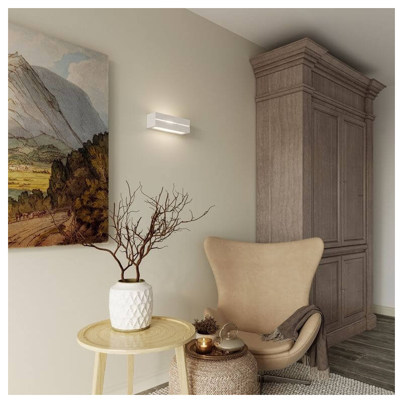 Kinkiet Ceramiczny Vega Line Biały SL.0231 Sollux
