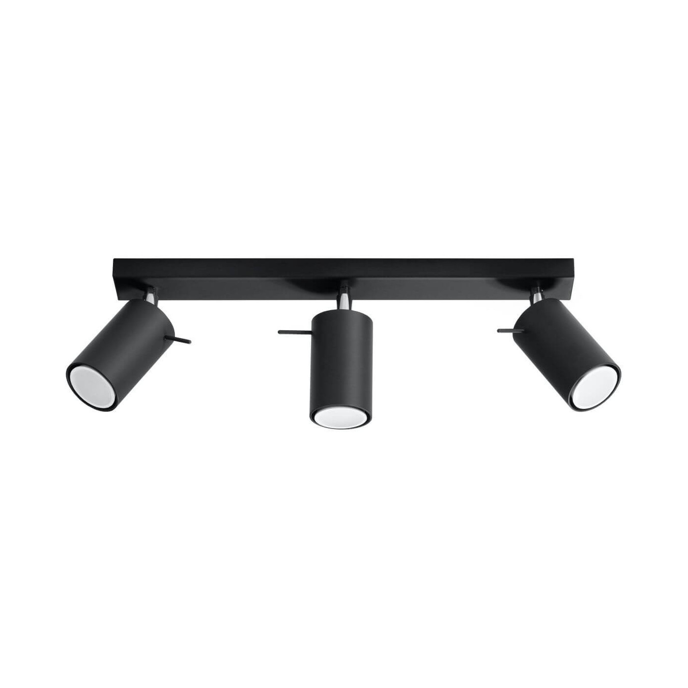 Plafon Ring 3 Czarny SL.0093 Sollux
