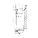 Bateria Wannowa stojąca Axor Citterio E Czarna 36416340 Hansgrohe