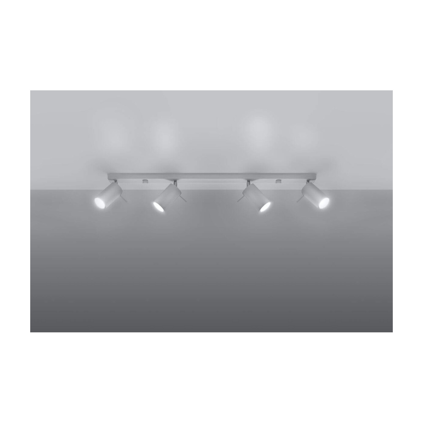 Plafon Ring 4L Biały SL.0331 Sollux