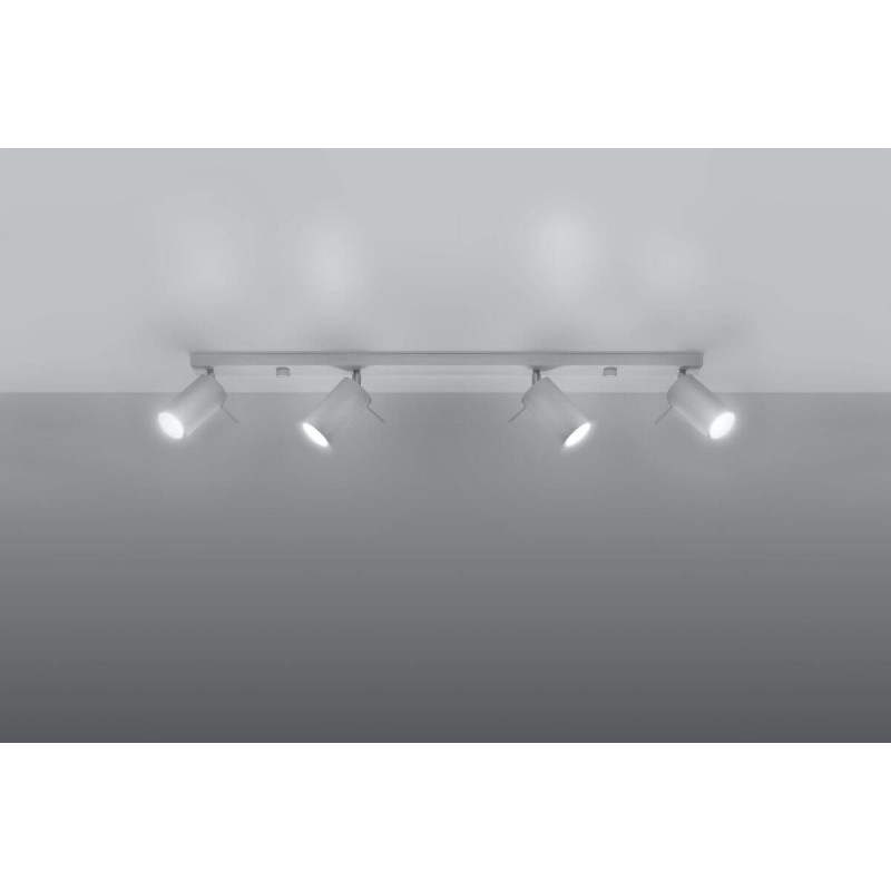 Plafon Ring 4L Biały SL.0331 Sollux