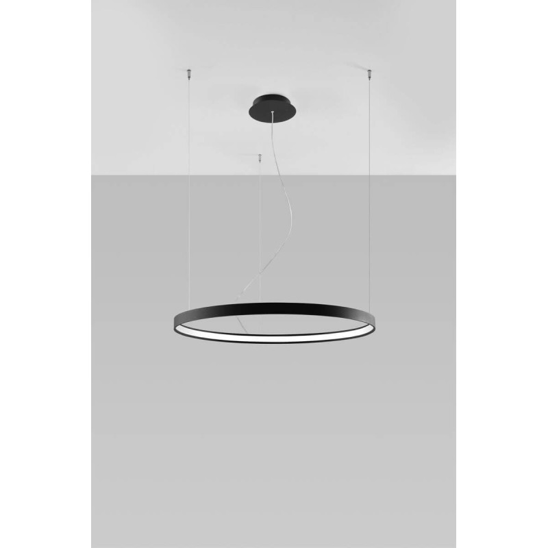 Żyrandol Rio 78 Czarny LED 4000K TH.110 Sollux