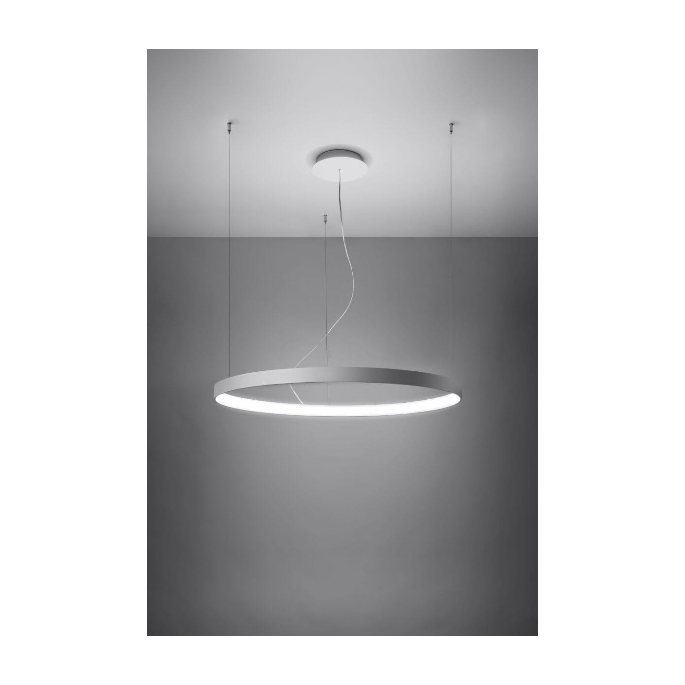 Żyrandol Rio 78 Czarny LED 4000K TH.110 Sollux