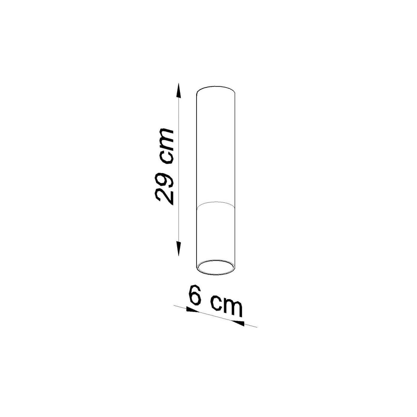 Plafon Loopez Czarny/Chrom SL.0939 Sollux