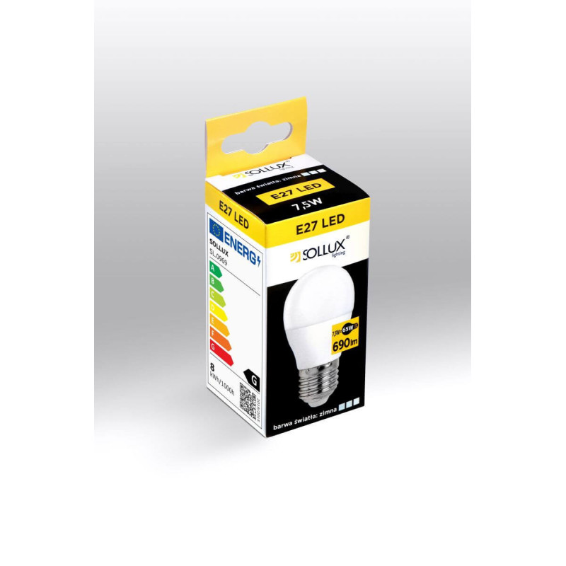 Żarówka LED E27 4000K 7,5W 690 lm SL.0969 Sollux